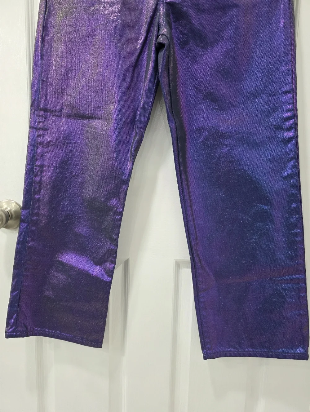 LEVI'S® Ribcage Straight Ankle Jeans  Purple Size 29 - Picture 6 of 15